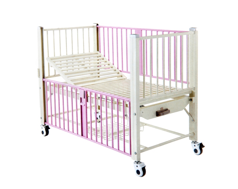 豪华手动单摇儿童床