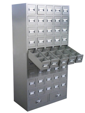 钢塑多抽药品柜