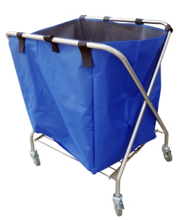 不锈钢折叠式护理污物车