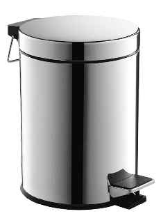 不锈钢脚踏垃圾桶
