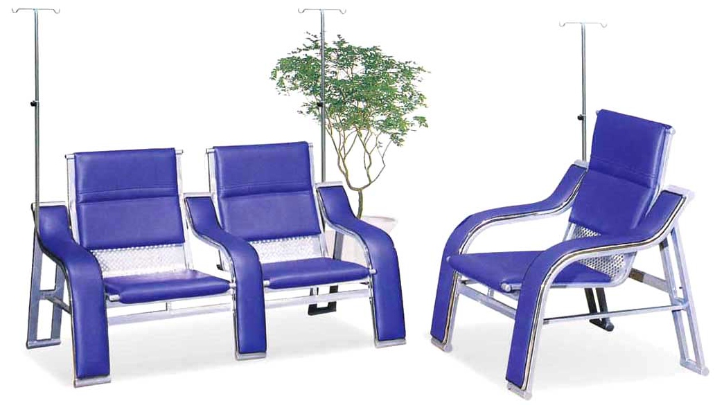 豪华钢塑输液椅