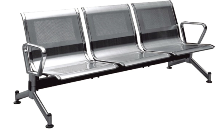 不锈钢候诊椅