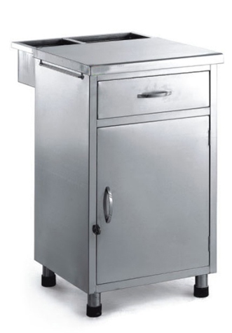 不锈钢床头柜（有后斗）